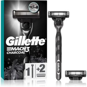 Gillette Mach3 Charcoal borotva + tartalék pengék 2 db