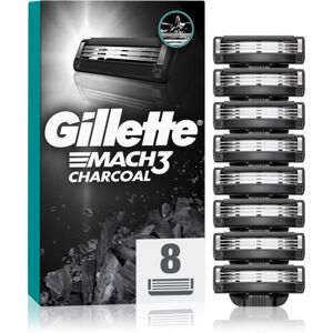 Gillette Mach3 Charcoal tartalék pengék 8 db