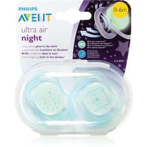 Philips Avent Soother Ultra Air Night 0-6 m cumi Boy 2 db