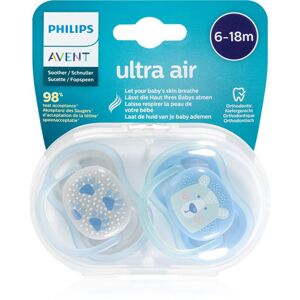 Philips Avent Soother Ultra Air 6-18 m cumi Paw/Bear 2 db