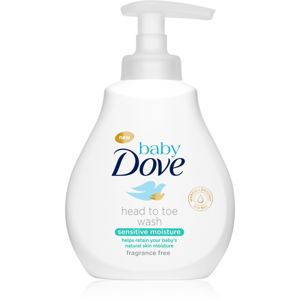 Dove Baby Sensitive Moisture tisztító gél testre és hajra 400 ml