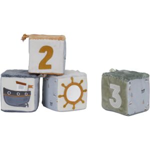 Little Dutch Set of Soft Cubes Sailors Bay 4 db
