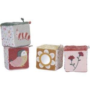 Little Dutch Set of Soft Cubes Flowers & Butterflies 4 db