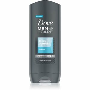 Dove Men+Care Clean Comfort hidratáló tusoló gél arcra, testre és hajra 250 ml