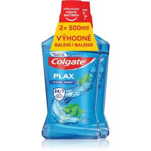 Colgate Plax Cool Mint szájvíz foglepedék ellen 2x500 ml