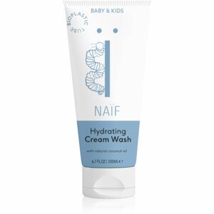 Naif Baby & Kids Hydrating Cream Wash hidratáló tusfürdő gyermekeknek születéstől kezdődően 200 ml