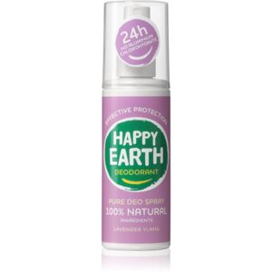 Happy Earth 100% Natural Deodorant Spray Lavender Ylang dezodor 100 ml