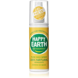 Happy Earth 100% Natural Deodorant Spray Jasmine Ho Wood dezodor 100 ml