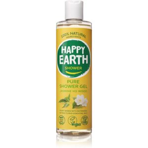 Happy Earth 100% Natural Shower Gel Jasmine Ho Wood tusfürdő gél 300 ml