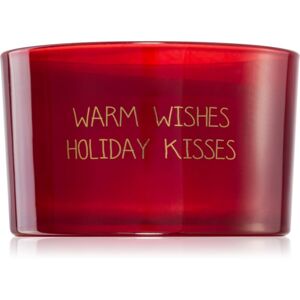 My Flame Winter Wood Warm Wishes Holiday Kisses illatgyertya 13x9 g