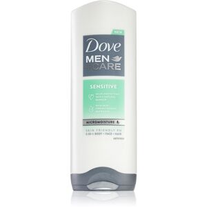 Dove Men+Care Sensitive tusfürdő gél arcra, testre és hajra uraknak 250 ml