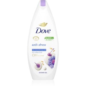Dove Anti-Stress relaxáló tusfürdő gél Blue Chamomile & Oat Milk 250 ml