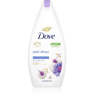 Dove Anti-Stress nyugtató tusfürdő Blue Chamomile & Oat Milk 500 ml