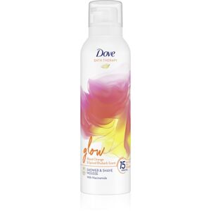 Dove Bath Therapy Glow tusoló hab Blood Orange & Rhubarb 200 ml