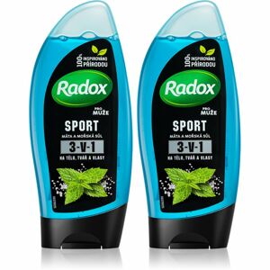 Radox Sport Mint & Sea Salt felfrissítő tusfürdő gél (takarékos kiszerelés)