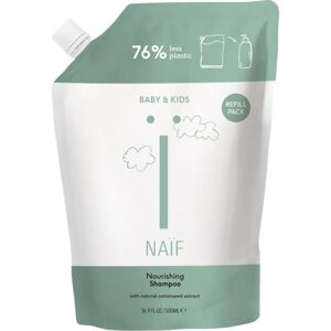 Naif Baby & Kids Nourishing Shampoo Refill tápláló sampon gyermekeknek születéstől kezdődően utántöltő 500 ml