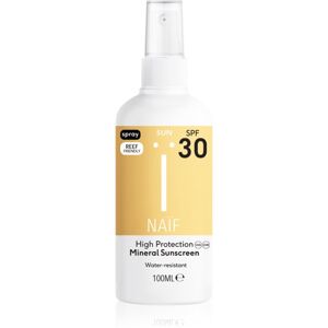 Naif Sun Mineral Sunscreen SPF 30 napvédő spray SPF 30 100 ml