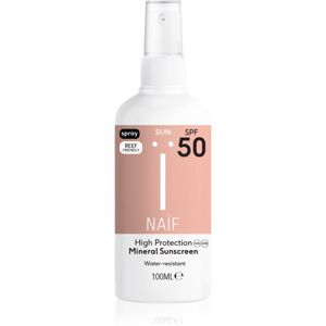 Naif Sun Mineral Sunscreen SPF 50 napvédő spray SPF 50 100 ml