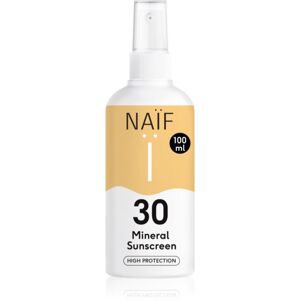 Naif Sun Mineral Sunscreen SPF 30 napvédő spray SPF 30 100 ml