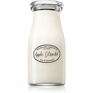 Milkhouse Candle Co. Creamery Apple Strudel illatgyertya Milkbottle 227 g