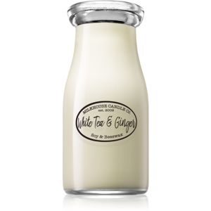 Milkhouse Candle Co. Creamery White Tea & Ginger illatos gyertya Milkbottle