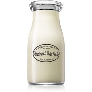 Milkhouse Candle Co. Creamery Peppermint Pine Needle illatos gyertya Milkbottle