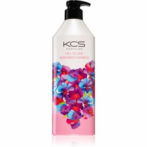 KCS Fall In Love Perfumed Shampoo finom állagú tisztító sampon 600 ml