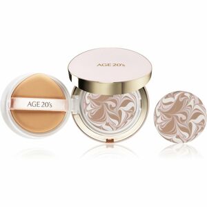 AGE20's Signature Essence Cover Pack Moisture krémes kompakt make-up + utántöltő 21 Light Beige 28 g