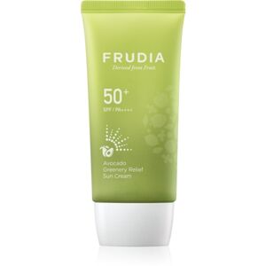 Frudia Sun Avocado Greenery Relief hidratáló védőkrém az érzékeny arcbőrre SPF 50+ 50 g