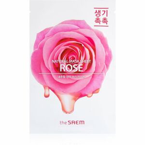 The Saem Natural Mask Sheet Rose hidratáló és revitalizáló arcmaszk 21 ml