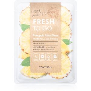 TONYMOLY Fresh To Go Pineapple fehérítő gézmaszk 20 g