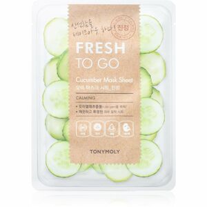 TONYMOLY Fresh To Go Cucumber hidratáló gézmaszk az arcbőr megnyugtatására 20 g