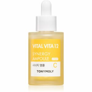 TONYMOLY Vital Vita 12 Synergy Ampoule intenzív szérum az élénk bőrért C-vitaminnal 30 ml