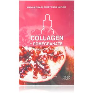 Holika Holika Ampoule Mask Sheet From Nature Collagen + Pomegranate feszesítő arcmaszk