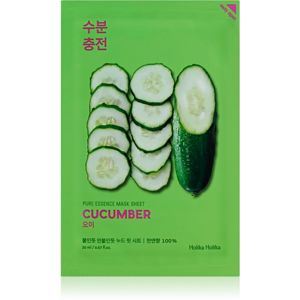 Holika Holika Pure Essence Cucumber arcmaszk nyugtató hatással Érzékeny, bőrpírra hajlamos bőrre 23 ml