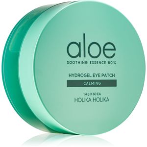 Holika Holika Aloe Soothing Essence hidrogél maszk a szem körül az arcbőr megnyugtatására 60 db