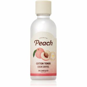 Skinfood Premium Peach frissítő tonik zsíros és problémás bőrre 180 ml