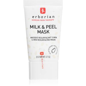 Erborian Milk & Peel hámlasztó maszk az élénk és kisimított arcbőrért 20 g