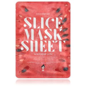 KOCOSTAR Slice Mask Sheet Watermelon hidratáló és élénkítő arcmaszk