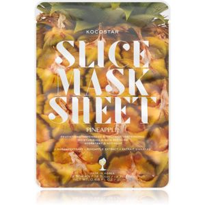 KOCOSTAR Slice Mask Sheet Pineapple feszesítő arcmaszk