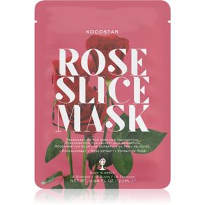 KOCOSTAR Rose Mask Sheet arcmaszk a bőr regenerációjára