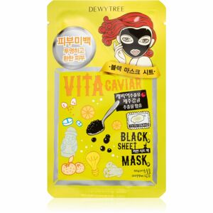 Dewytree Black Mask Vita Caviar hidratáló gézmaszk 30 g