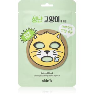 Skin79 Animal For Angry Cat arcmaszk hidratáló és nyugtató hatással 23 g
