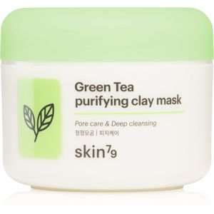 Skin79 Green Tea mélytisztító habzó maszk bőrradirral agyaggal 100 ml