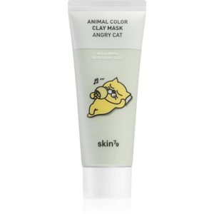 Skin79 Animal For Angry Cat agyagos maszk az érzékeny bőr megnyugtatásához és erősítéséhez 70 ml