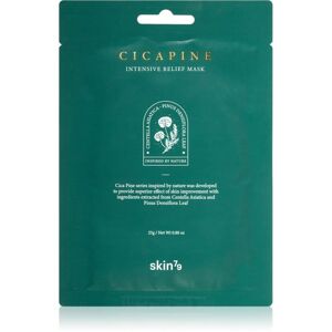 Skin79 Cica Pine nyugtató hatású gézmaszk hidratáló hatással 25 g