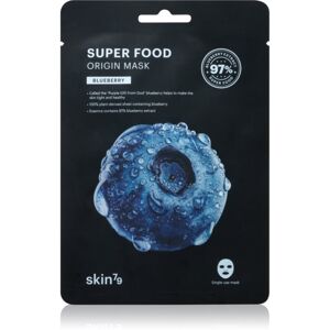 Skin79 Super Food Blueberry hidratáló gézmaszk a ráncok ellen 20 ml