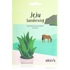 Skin79 Jeju Sandorong Jeju Aloe nyugtató hatású gézmaszk hidratáló hatással 33 ml