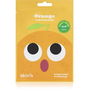 Skin79 Real Fruit Orange fehérítő gézmaszk 23 ml