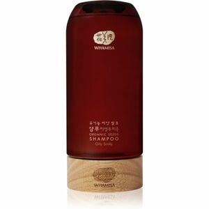 WHAMISA Organic Seeds Shampoo természetes gyógynövényi sampon zsíros fejbőrre 510 ml